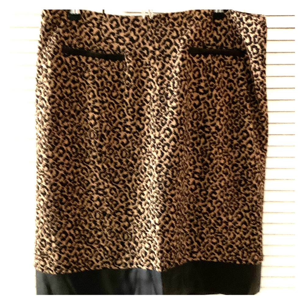 Sejour Leopard Pencil Skirt